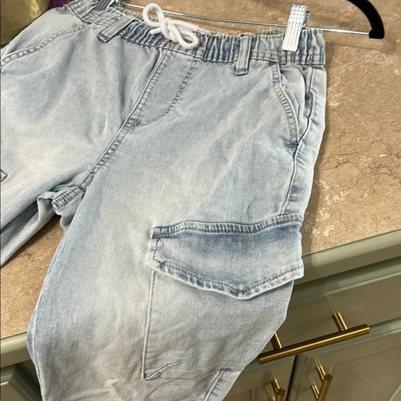 Light Blue Vintage Wash Jogger Jeans - Picture 5 of 7